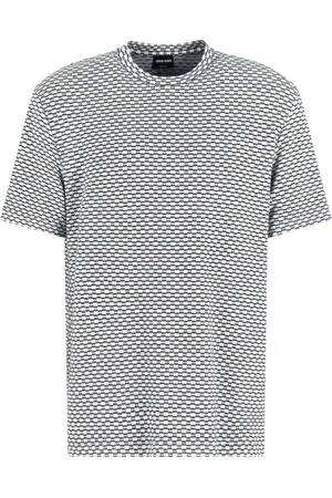 Giorgio Armani Polo i silke med jacquard-mønster