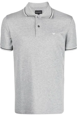 Emporio Armani Polo i piqué med logotryk