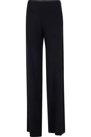 Emporio Armani Palazzo-bukser med cady-tekstur