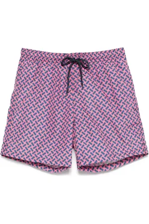 DRUMOHR Badeshorts med mønstret monogram