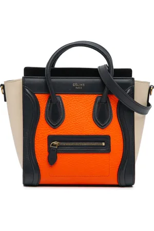 Céline Trefarvet Nano Luggage-satchel-taske fra 2014