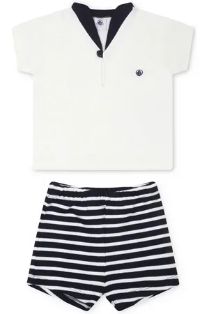 Petit Bateau Shortssæt med matroskrave