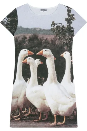 Moschino Kjole med gåsemotiv