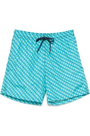 DRUMOHR Badeshorts med fisketryk