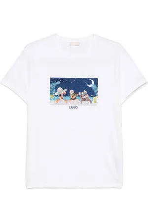 Liu Jo T-shirt med krystaludsmykning