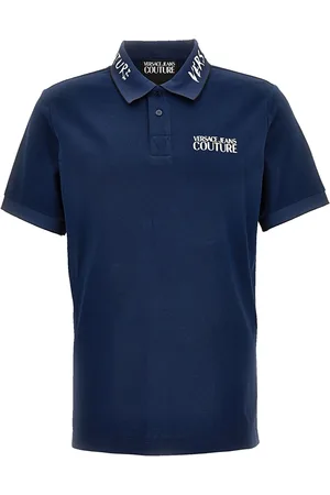 VERSACE Polo med broderet logo
