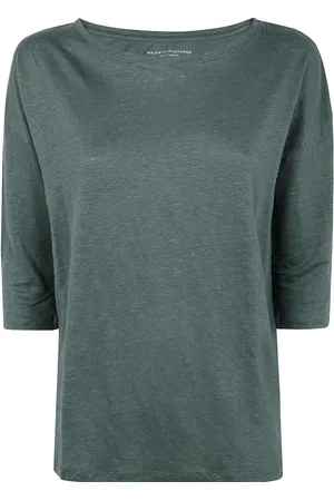 Majestic T-shirt med rund hals