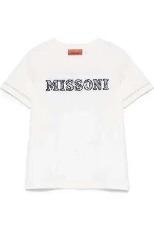 Missoni T-shirt med logomærke