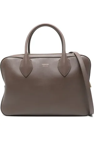 Salvatore Ferragamo Tote i læder