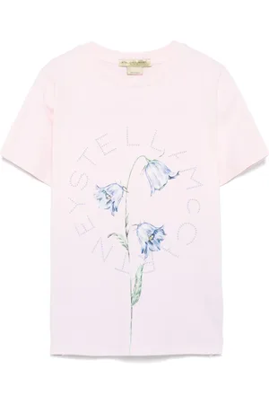 Stella McCartney T-shirt med blomstertryk