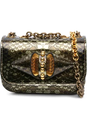 Christian Louboutin Lille Sweet Charity crossbody-taske i kalveskind med tryk fra 2010-2024