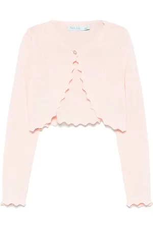 Abel & Lula Tricot-cardigan med frynser