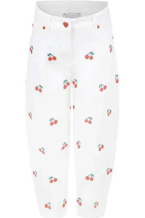 Stella McCartney Jeans med kirsebærtryk