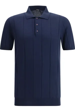 Kiton Ribstrikket polo