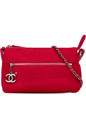 CHANEL Quiltet Hawaii crossbody-taske i jersey fra 2008-2009