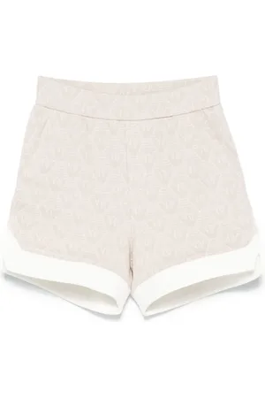 Emporio Armani Shorts i jersey med jacquard-logo