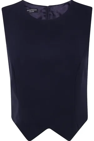 Emporio Armani Top med rund hals