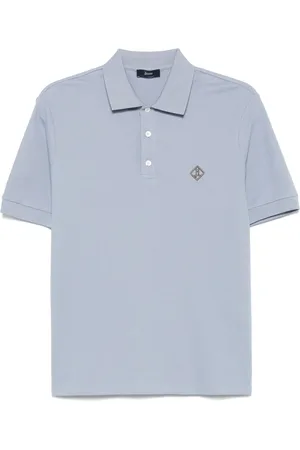 HERNO Polo med broderet logo