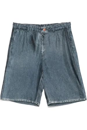 PIERRE-LOUIS MASCIA Shorts med denimtryk