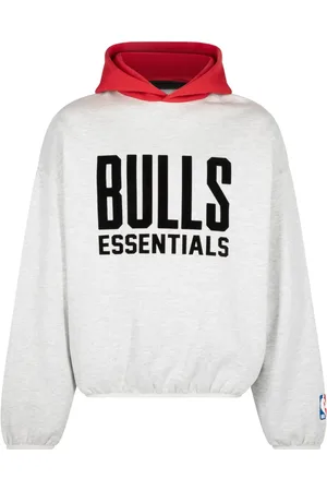 FEAR OF GOD X NBA Bulls Essentiels Light Heather hættetrøje