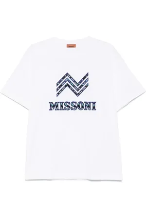 Missoni T-shirt med rund hals