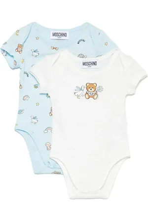 Moschino Bodies med bamsemotiv (pakke med to)