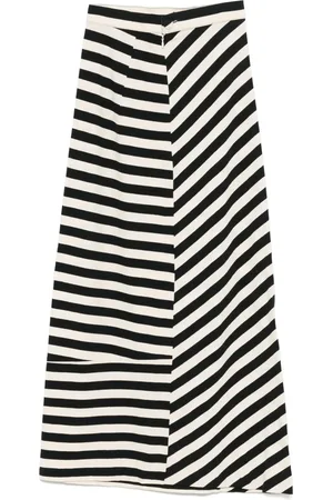 YOHJI YAMAMOTO Lang nederdel med striber