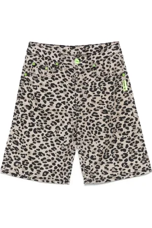 BARROW Leopardmønstret bermuda-shorts