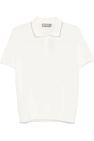 CANALI Finstrikket polo