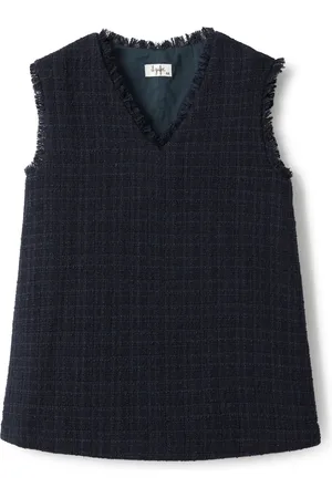 Il gufo Kort kjole i tweed