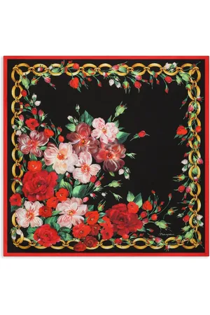 Dolce & Gabbana Tørklæde med rosentryk