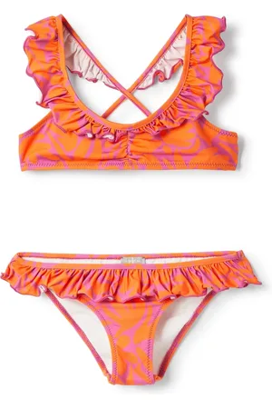 Il gufo Bikini med flæsekant