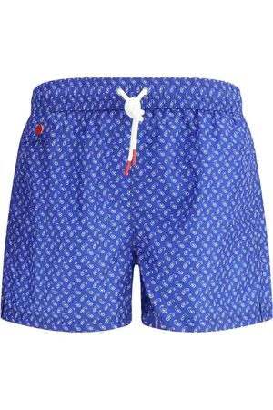 Kiton Badeshorts med paisleytryk