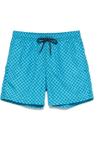 DRUMOHR Badeshorts med mønstret monogram
