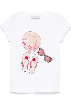 MONNALISA T-shirt med Capri-tryk