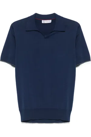 Brunello Cucinelli Finstrikket T-shirt