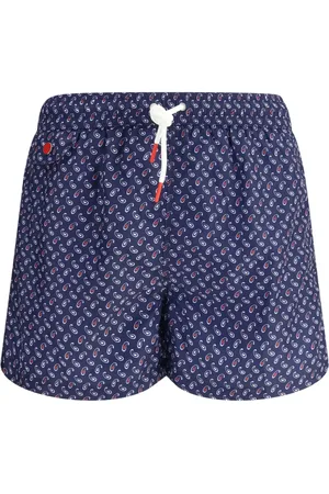 Kiton Badeshorts med paisleytryk