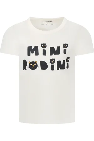 Mini Rodini T-shirt med kattemotiv