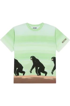 Moschino T-shirt med abetryk