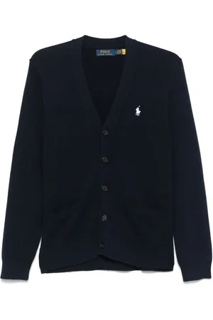 Ralph Lauren Cardigan med Polo Pony-broderi