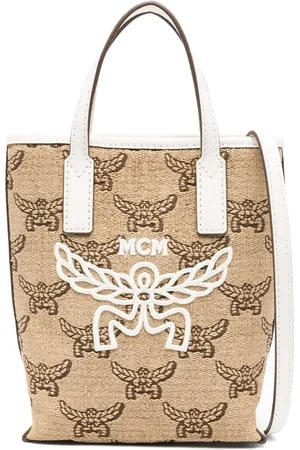 MCM Tote med logobroderi