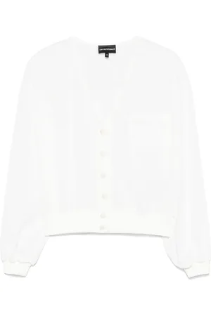 Emporio Armani Bluse med logobroderi
