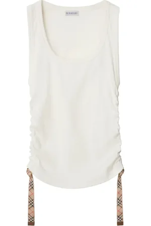 Burberry Tanktop med ternet kant