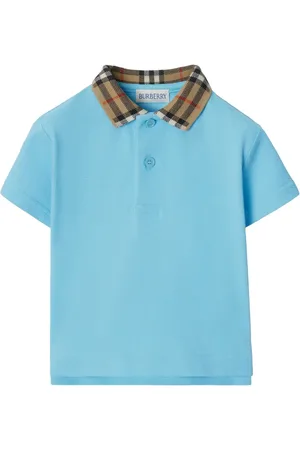 Burberry Polo i bomuld med ternet kant