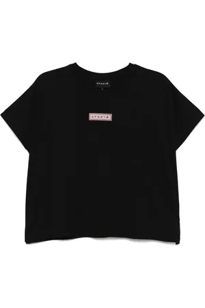 AGNÈS B. T-shirt med mosaik-logo