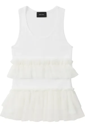 Simone Rocha Tanktop med flæsedetalje