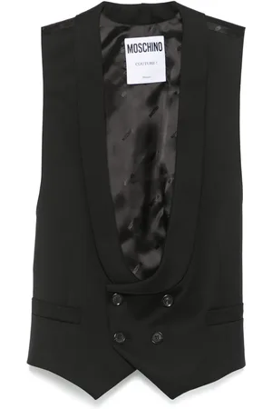 Moschino Vest med nitter og dyb halsudskæring