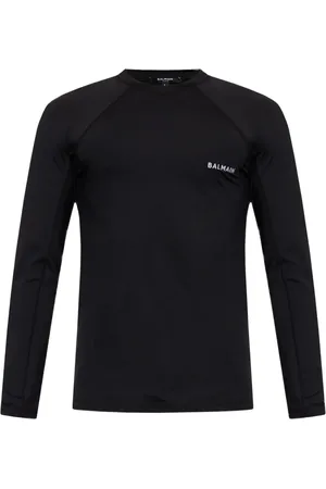 Balmain T-shirt med logobroderi