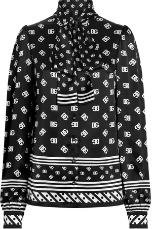 Dolce & Gabbana Skjorte med DG-tryk