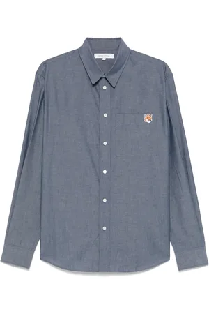Maison Kitsuné Fox Head skjorte